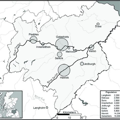 Scottish Borders: Principal urban settlements. The Scottish Borders ...