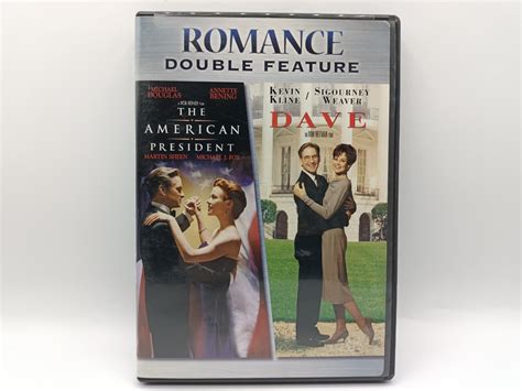 ROMANCE Double Feature The American President DAVE US MADE Used Dvd