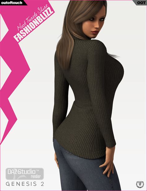 Fashion Blizz Mock Turtle Neck For Genesis Female S D Figure