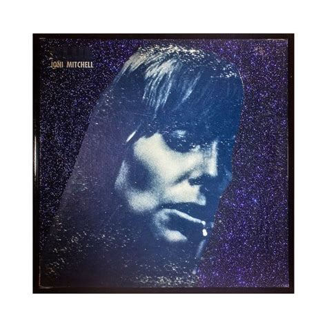 Glittered Vintage Joni Mitchell Blue Album Art - Etsy | Album art, Joni ...