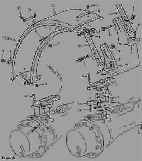 Front Fenders (FWD, Width 470, 520MM) - TRACTOR John Deere 7520 ...