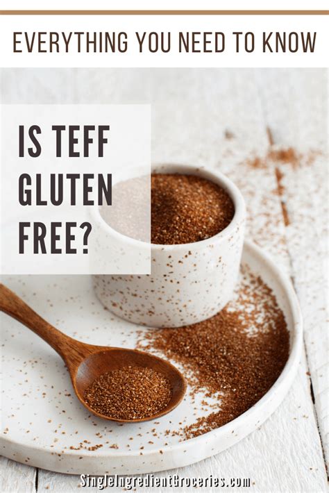 Everything You Need To Know About Teff Food Facts Dairy Free Recipes Food Allergies