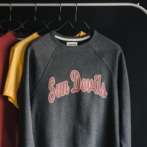 Asu Sun Devils Script Crewneck Homefield