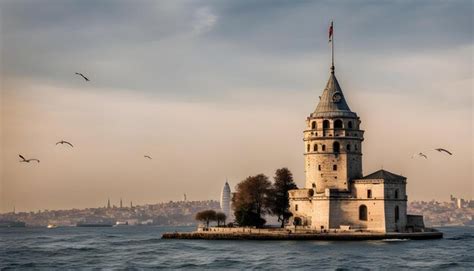 La Torre De La Doncella En Estambul Turqu A Kiz Kulesi Uskudar Foto