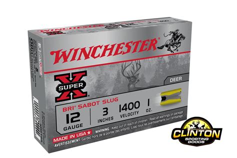 Winchester Super X 12ga 3 Bri Sabot Slug Clinton Sporting Goods