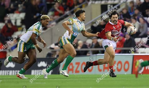 Rhys Williams Wales Rugby League Caught Editorial Stock Photo Stock