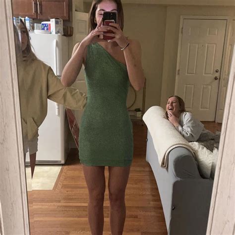 Superdown Tiffany Mini Dress In Green Originally Depop