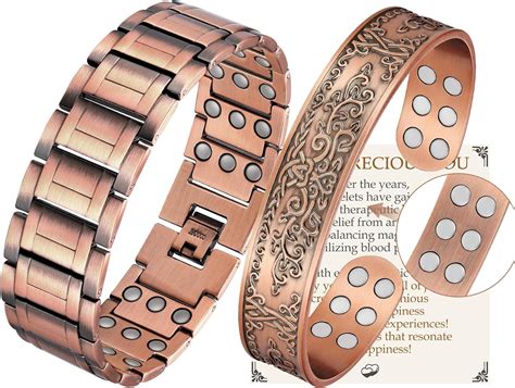 Amazon Feraco Copper Bracelet For Men Pain Relief 18X Enhanced