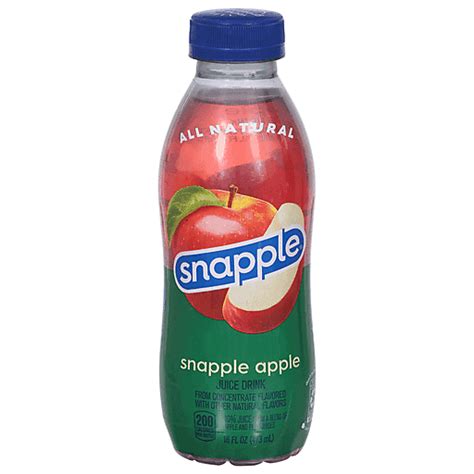 Snapple Juice Drink Snapple Apple 16 Fl Oz Buehlers