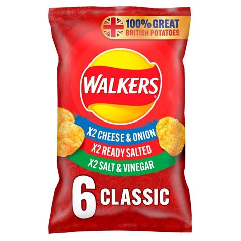 Walkers Classic Variety Multipack Crisps Ocado