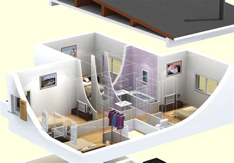 House plan drawing and the 3d - jepsado