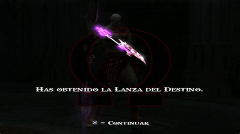 God Of War 2 Conseguir Lanza Del Destino YouTube