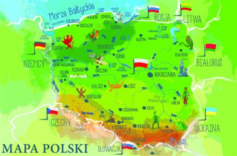 Mapa Polski Do Wydruku Dla Dzieci Artofit