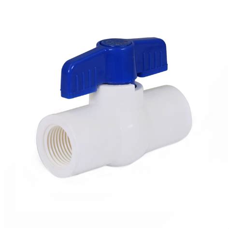 Llave De Paso Pvc Con Manilla Azul Pulgada Supermarket Es