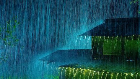 Fall Into Sleep In Minutes With Torrential Rain On Metal Roof