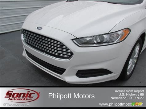 2016 White Platinum Tri Coat Metallic Ford Fusion Se 109872607 Photo 10 Car