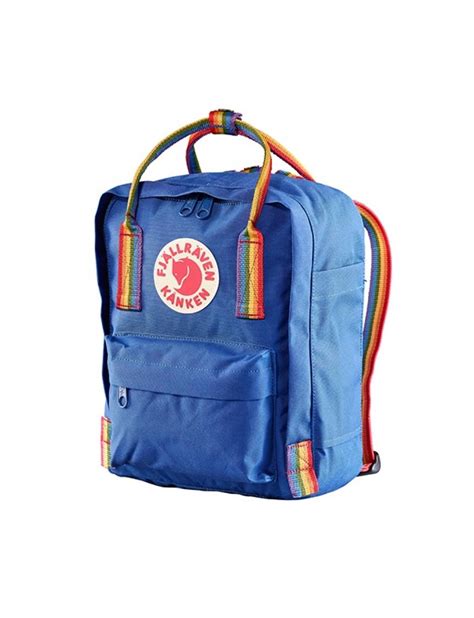 Fjallraven Fjallraven Kanken Rainbow Mini Deep Blue Rainbow Pattern In Blue For Men Save 11