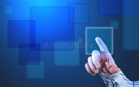 Futuristic Touch Screen Display Stock Photo Image Of Abstract Device