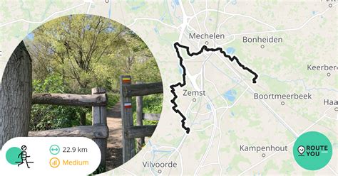 Treinstapper Hever Eppegem Recreatieve Wandelroute RouteYou