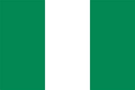 Bandera Vectorial De Nigeria Símbolo Nacional Del País Africano