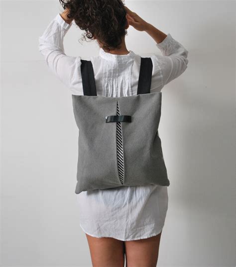 Convertible City Backpack Crossbody Bag Waterproof Canvas Bag Etsy Sweden