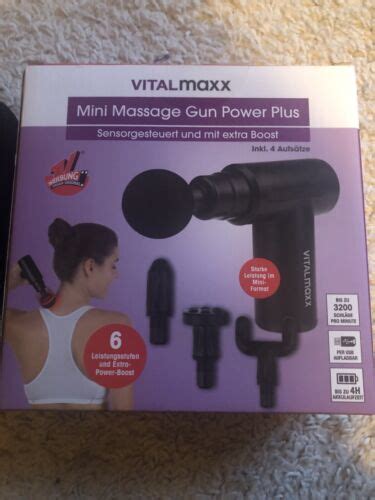 Vitalmaxx Massageger T Mini Massage Gun Power Plus Neu Und Unbenutzt