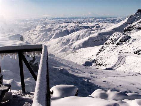 Snow On Sani Pass Kzn Stay The Night Mountain Lodge Natural Landmarks