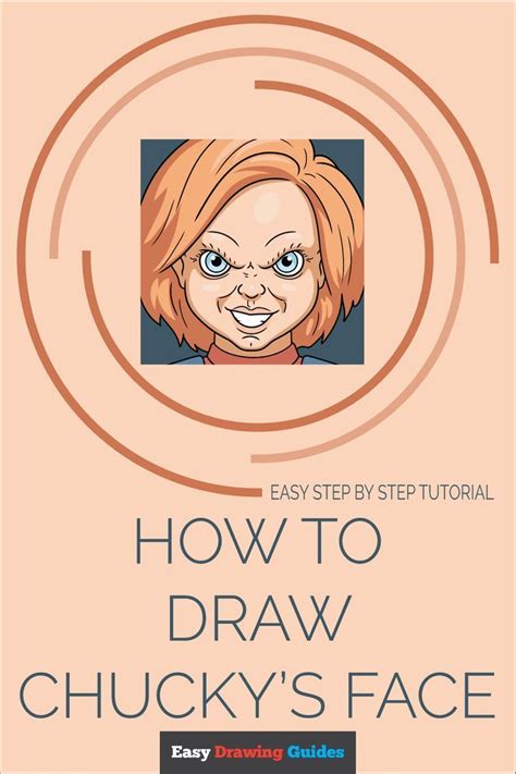 How To Draw Chucky S Face Really Easy Drawing Tutorial Drawing Tutorial Easy Drawing