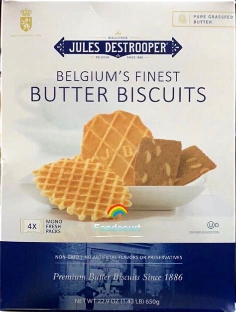 Jules Destrooper Butter Biscuits Belgium S Finest 22 9 Oz 749880915621