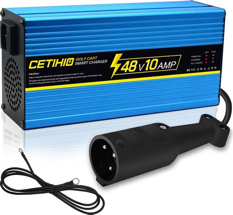 Upgraded 10 Amp 48 Volt Golf Cart Battery Charger For Club Car Dsandprecedent Smart