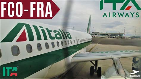 ITA AIRWAYS TRIPREPORT ROME FRANKFURT AIRBUS A319 BRAND NEW