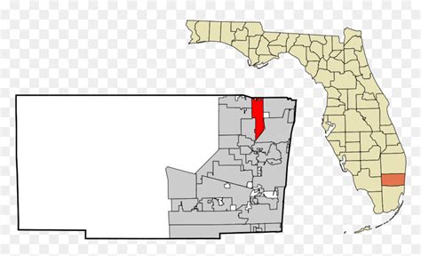 Unincorporated Areas In Broward County Hd Png Download Vhv