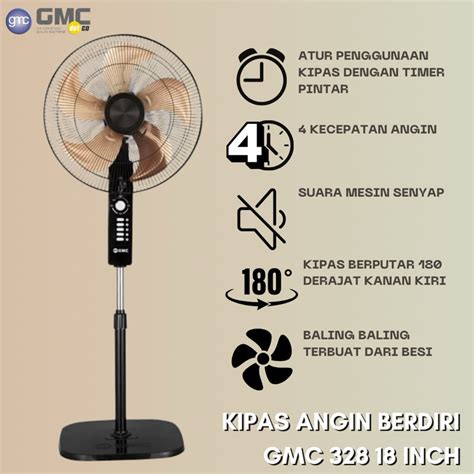 Jual GMC STANDFAN 328 18 GMC KIPAS ANGIN BERDIRI 328 18 INCH