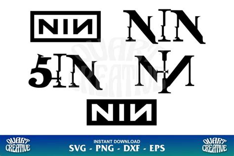 Nine Inch Nails Logo Svg Nin Logo Svg Gravectory