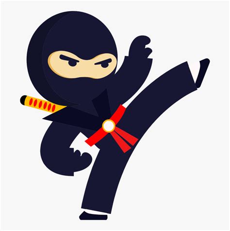 Fighting Ninja - Ninja Clipart, HD Png Download - kindpng