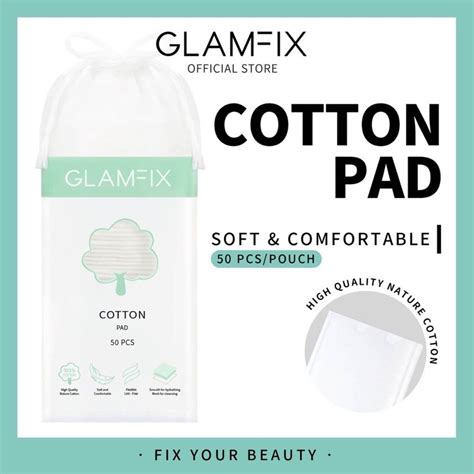 Jual Glam Fix Cotton Pad Kapas Isi Pcs Glamfix Shopee Indonesia