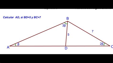 CONSTRUCCION DE TRIANGULOS EJERCICIO Nº06 YouTube