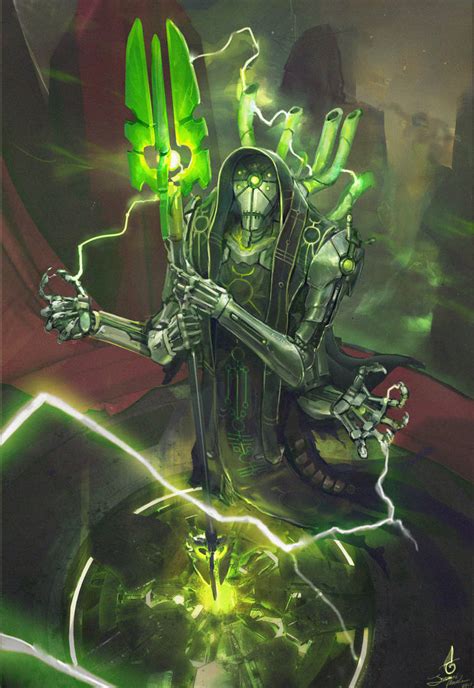 Necron Cryptek Cirrikan, the Technomancer by CIODemolitions on DeviantArt