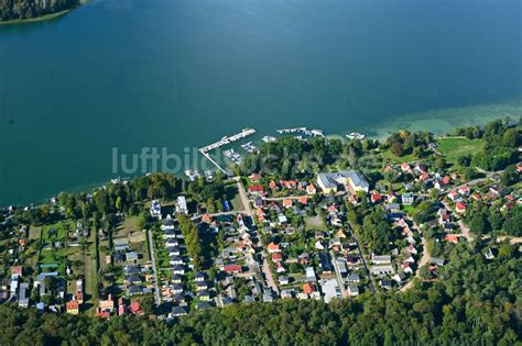 Altenhof Von Oben Ortskern Am Uferbereich Des Werbellinsee In