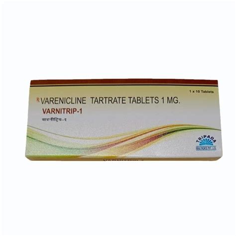 Mg Varenicline Tartrate Tablet At Rs Box Champix Tablets In