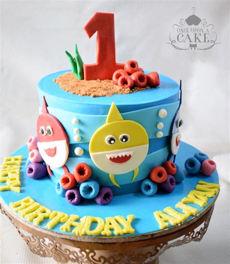 Savor Freshly Baked Baby Shark Cake 3 » OUAC