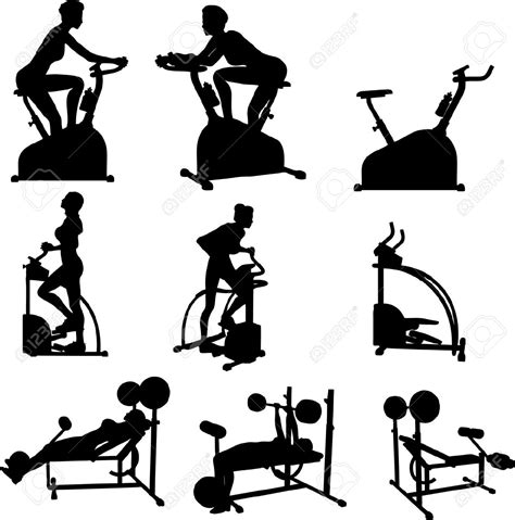 Gym Equipment Drawing | Free download on ClipArtMag