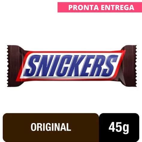 Chocolate Snickers Recheado Caramelo E Amendoim Tradicional