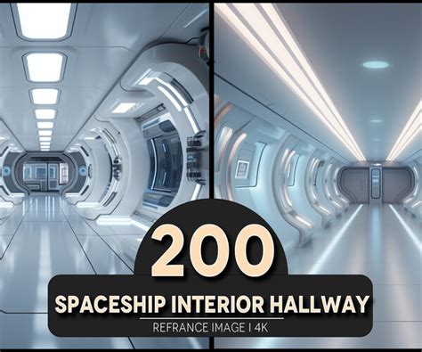 ArtStation - Spaceship Interior Hallway 4K Reference/Concept Images | Artworks