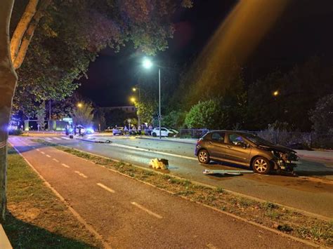 Tres Heridos En Un Accidente De Tráfico En La Avenida De Palencia