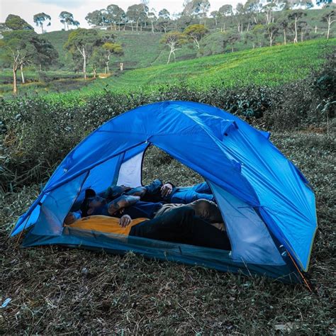 Tenda Lwy Compass 2p Double Layer Tenda Camping Gunung Frame Alloy