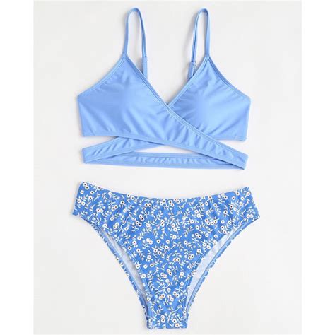 Sky Blue Bikini Set