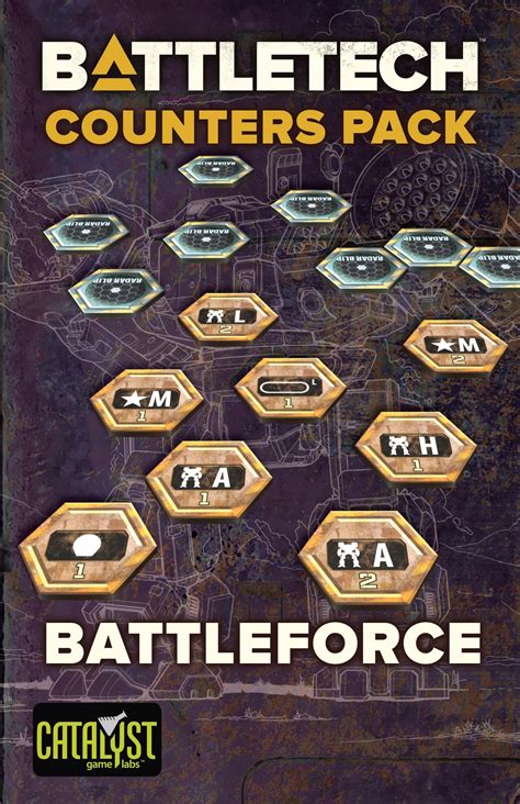 Battletech Battleforce Counters Pack Shiny Games