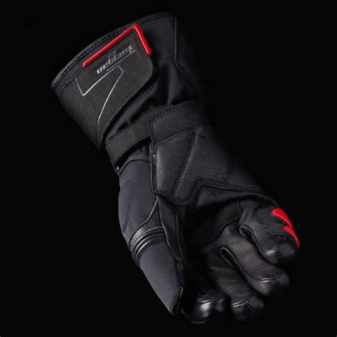 Motorcycle Gloves Furygan Flegere Black Red At The Best Price Icasque