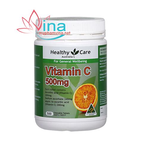 Vi N Nhai Ng M Healthy Care Vitamin C Mg H P Vi N C